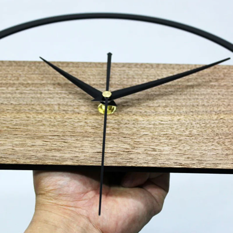 12 дюймов 3D бесшумные винтажные настенные часы простой современный дизайн деревянные часы для спальни наклейки деревянные настенные часы домашний декор
