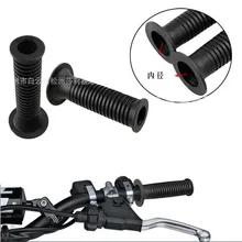 Черный бренд unviersal рукоятка для скутера moto cross moto rbike руль для kawasaki honda suzuki benelli yamaha резиновая moto grip