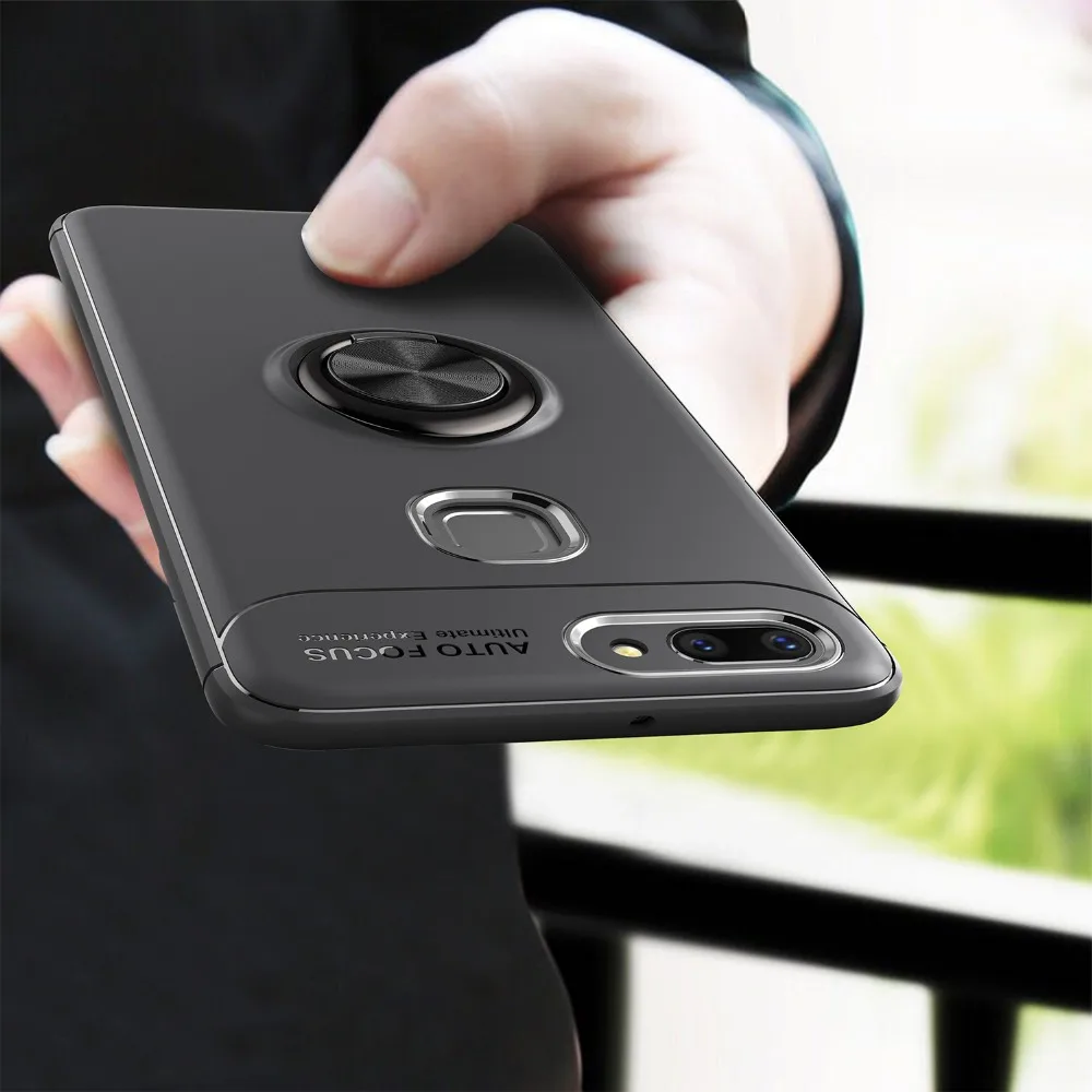 Чехлы с кольцами для VIVO X30 Z5X Y17 X27 Pro V15 TPU чехол откидной крышкой автомобильным