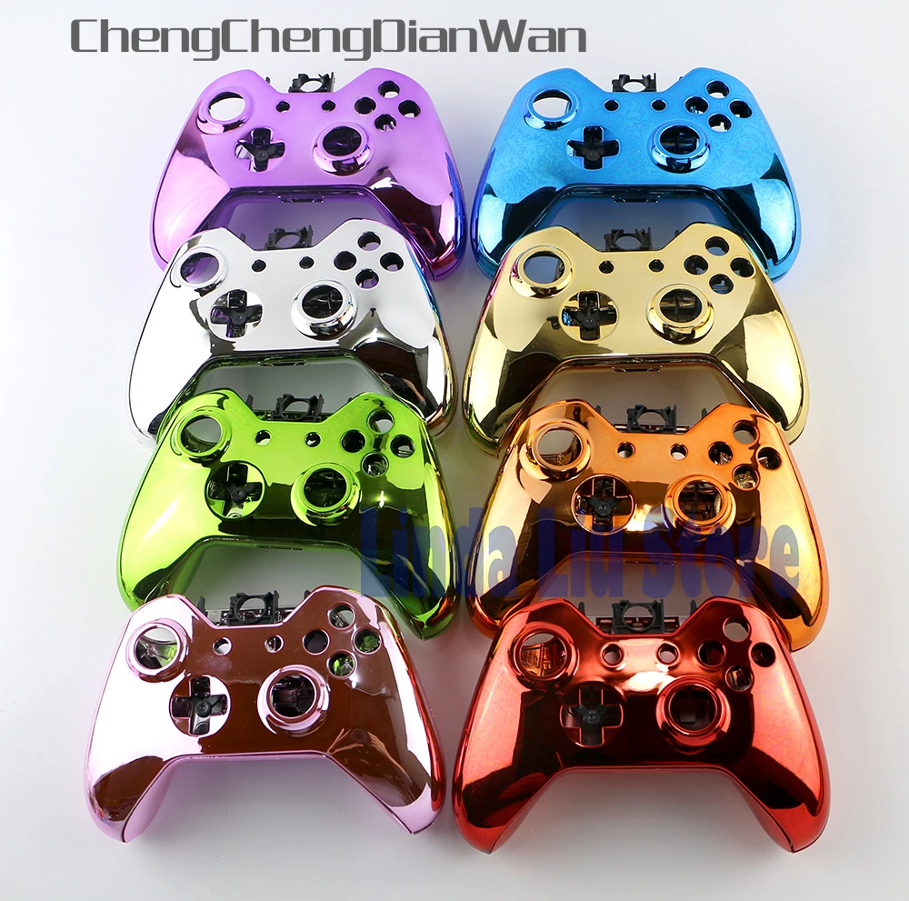 ChengChengDianWan хромированный корпус полный чехол комплект запасные части для Xbox One XBOX