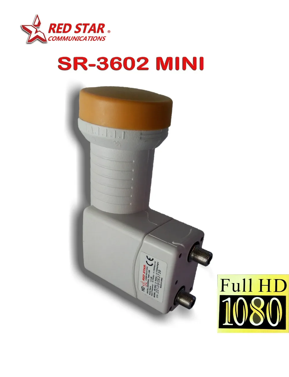 

RED SR-3602 Best Signal Full HD Universal KU Band Twin LNB waterproof High Gain Low noise satellite LNB