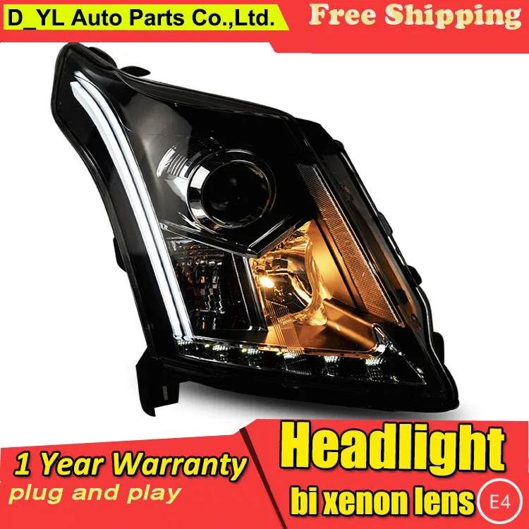 D_YL Car Styling for Cadillac SRX Headlights 2011 2014 SRX LED