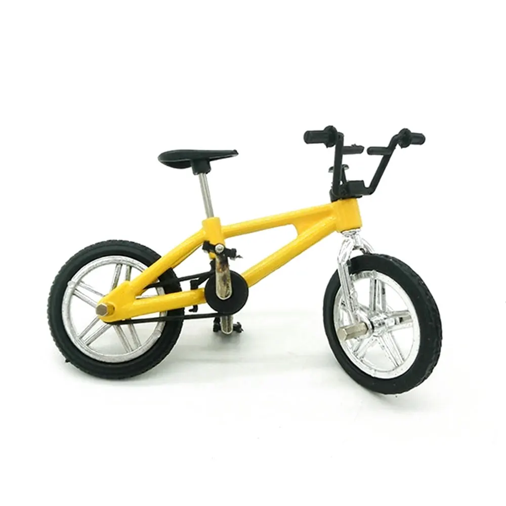 Мини пальчиковые игрушечные велосипеды bmx мини велосипед горный велосипед вентилятор интерес игрушки коллекции декор с тормозом зеленый