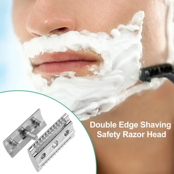 

1Pc Double Edge Shaving Safety Razor Head Men Safety Razor Open Comb Head Practical Shaving Tool for Face Beard Hair Cleaning