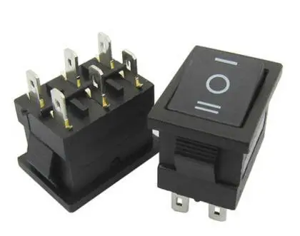 

21*15 mm 6PIN ON/OFF Boat Rocker Third gear Switch 6A/250V for Motor Truck Tool Switch