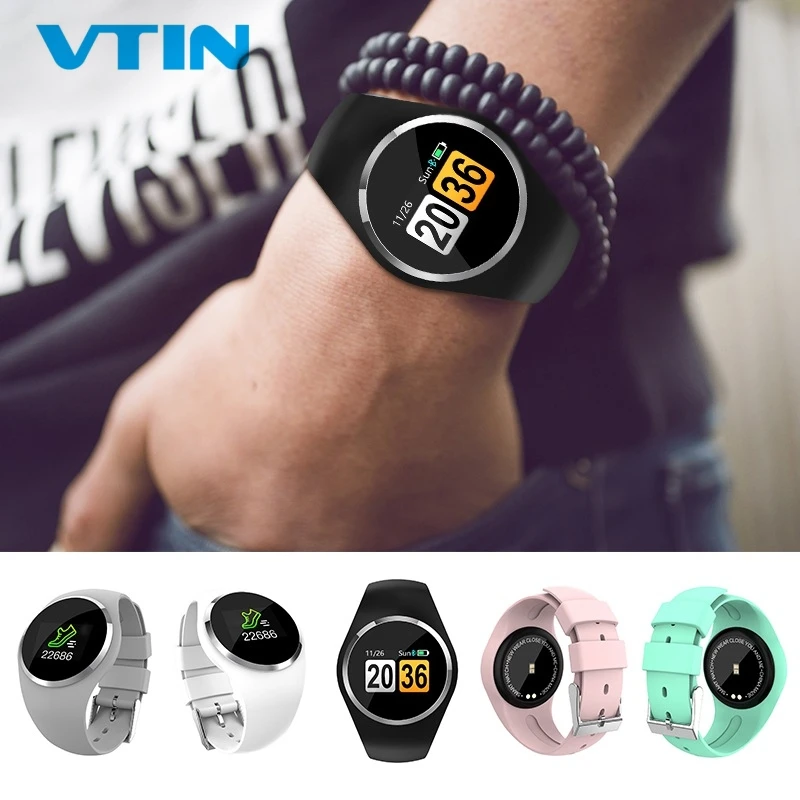 VTIN Smart Watch Heart Rate Fitness Tracker Smart Wristband Blood Pressure Unisex Intelligent Bracelet for IOS Android Phone VTIN Smart Watch Heart Rate Fitness Tracker Smart Wristband Blood Pressure Unisex Intelligent Bracelet for IOS Android Phone