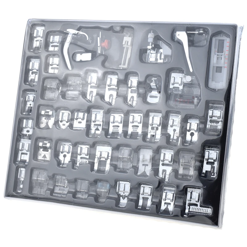 Looen Domestic Sewing Machine Presser Foot Feet Kit Set With Box 48 pcs Sewing Machine Accessories For Women Mom DIY Craft Tools (3)