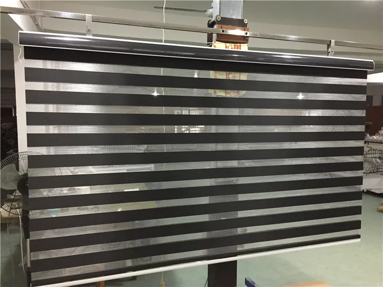 

Free shipping popular zebra blinds double layer roller blinds for room window customized size