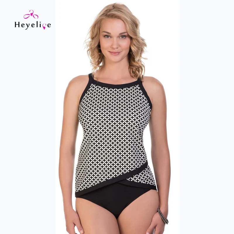 Buy Retro Tankinis Women Swimwear Two piece Swimsuits