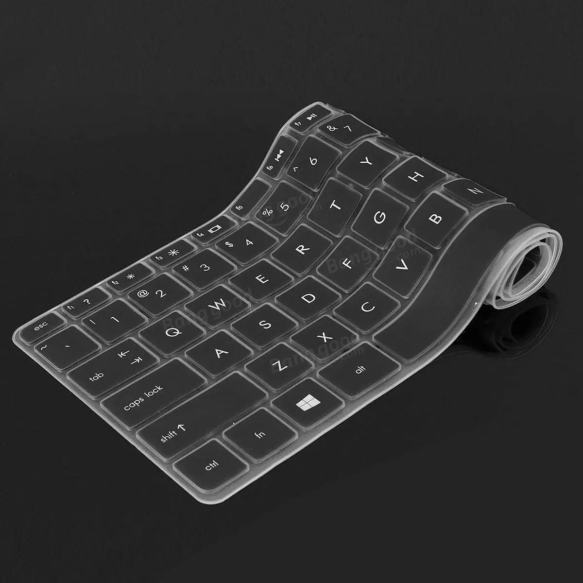 Transparent/Black/Blue/Purple/Rose Red Notebook Keyboard Protector Keyboard Cover for HP Pavilion 15