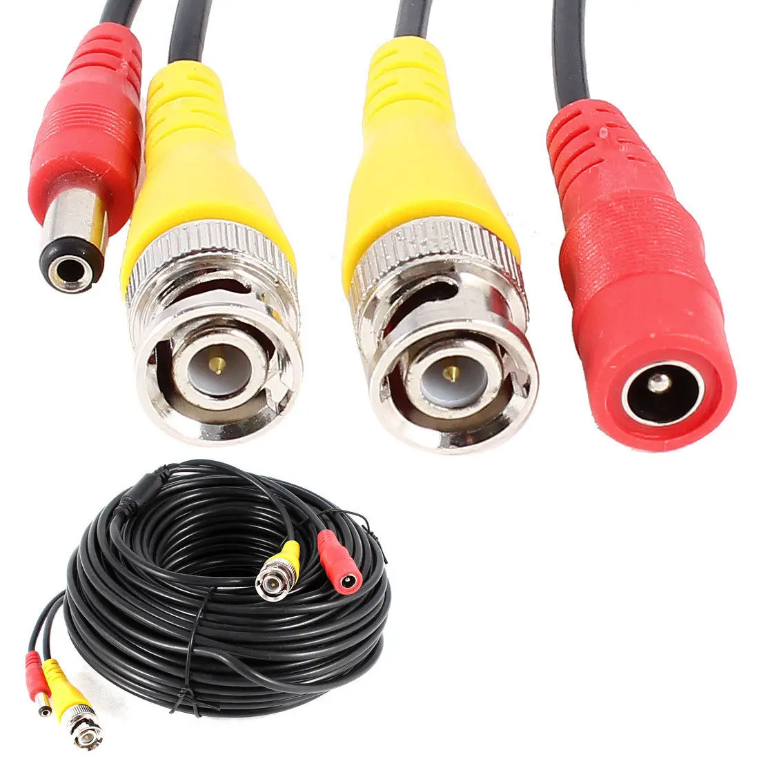 30M/98Ft BNC DC Male to Female Security Camera CCTV Video Power Cable