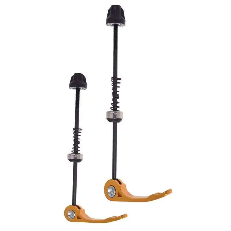 

Pair MTB Bike Wheel Skewer Quick Release QR Front Rear Axle Yellow