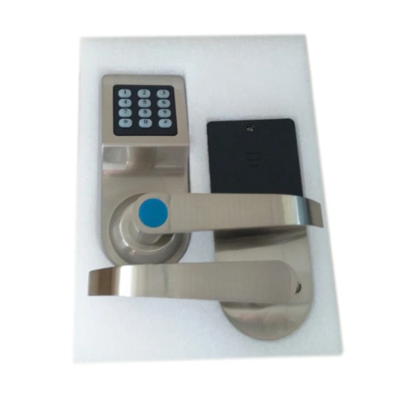 Smart Digital Keypad Door Lock Remote Control+Password+Card+Key Spring Bolt Smart Electronic Lock  12