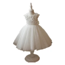 BBWOWLIN Long Christening Christmas Dress Baby Girl 1 Year Birthday Dress for 0 2 Years First