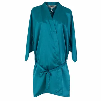 

New Lake Blue Chinese Women Silk Rayon Robe Kimono Bath Gown Sleepwear Sexy Lingerie Nightgowns Plus Size S M L XL XXL XXXL
