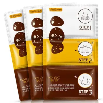 

Horec 3 Step Volcanic Mud Strong Removal Blackhead Kits Face T Zone Care Nose Mask Acne Remove Clear Beauty Clean Pores Cosmetic