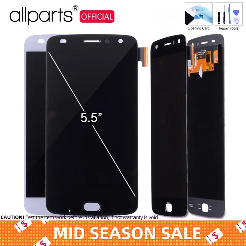 

Original AMOLED Display For Motorola Moto Z LCD Display Touch Screen Digitizer Replacement For Moto Z LCD Replacement Parts