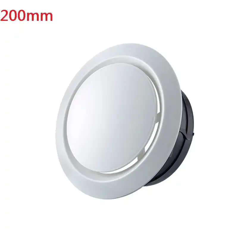 200mm Air Vent Outlet Ventilation Grill Cover Flange