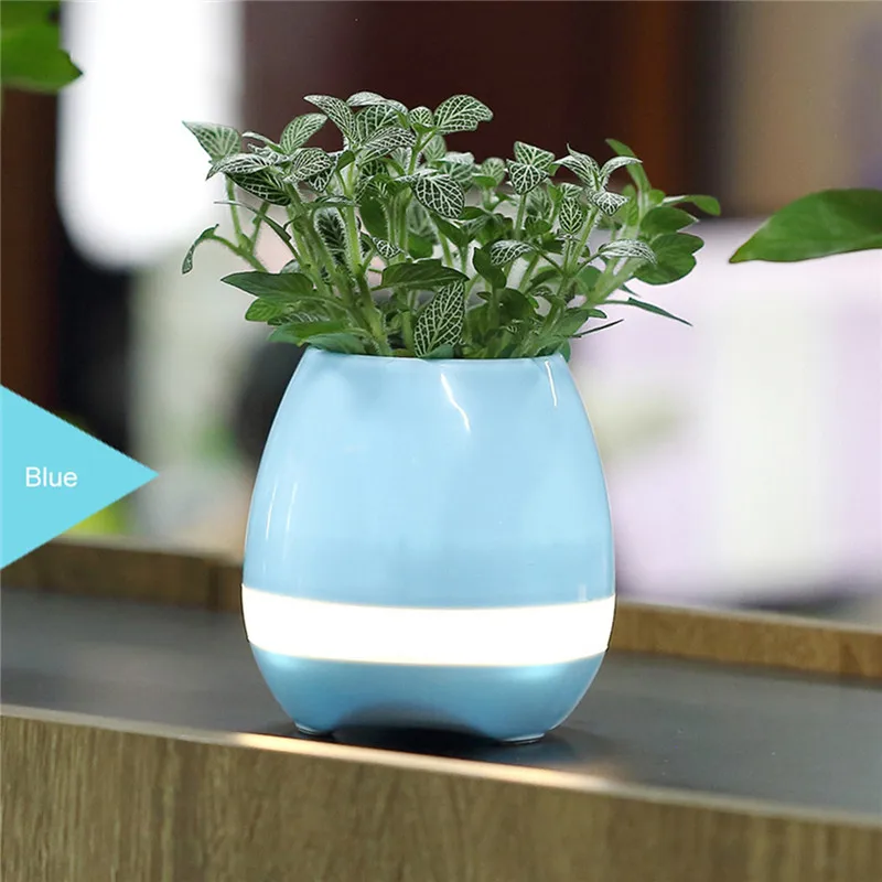 bluetooth speaker Touch Play Piano smart speakers Waterproof Wireless smart speakers  Flower Pot  (19)