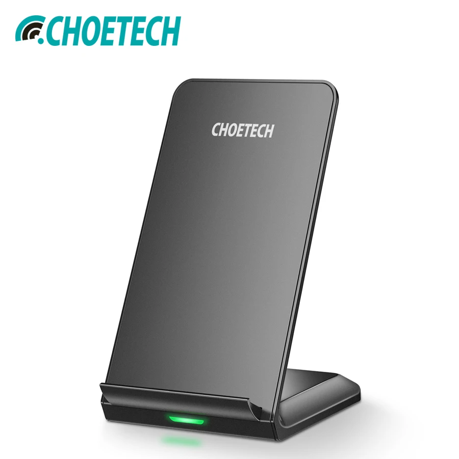 

CHOETECH Wireless Charging QI Wireless Charger 7.5W For iPhone Xs Max Xr X 8 10W Fast Wireless Charger Stand For Samsung S9 S8