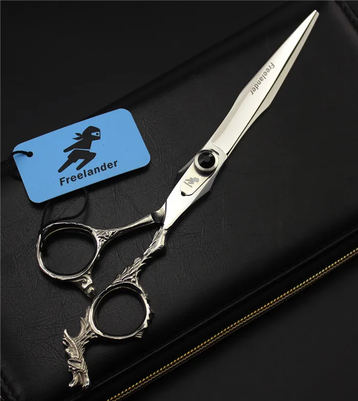 7,0 дюймовый Дракон ручка Импортные высококачественные Парикмахерские ножницы плоские ножницы для ухода за домашними животными инструменты для ухода за волосами - Цвет: cutting scissors