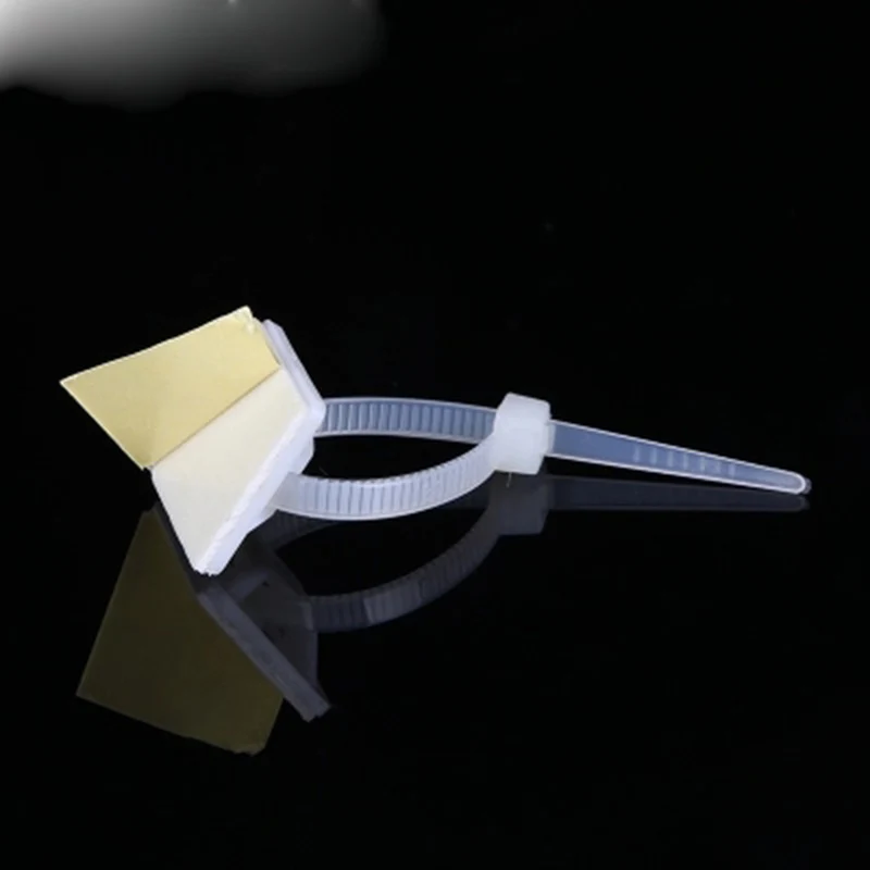 Cable Tie Mounts 100PCS 20mmX20mm Self Adhesive