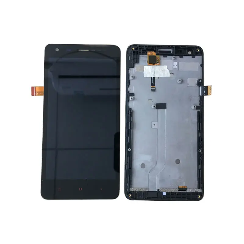 Черный ЖК дисплей + TP рамка AICSRAD для Xiaomi Redmi2 Redmi 2 дигитайзер сенсорного экрана в