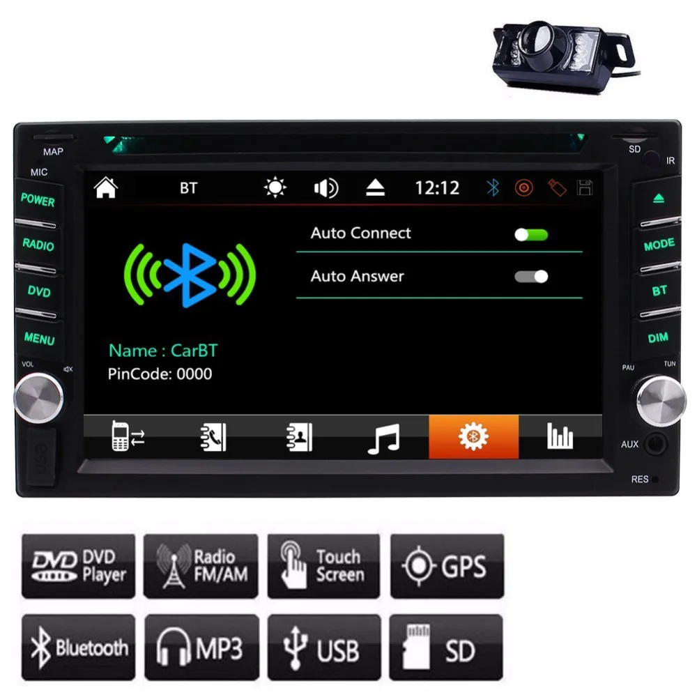 Cheap Car Stereo BT Audio Auto radio System Audio PC Car 1080p Video Receiver In Dash CD DVD Player 2 Din Head Unit+8GB SD Map Card 0 Cheap Car Stereo BT Audio Auto radio System Audio PC Car 1080p Video Receiver In Dash CD DVD Player 2 Din Head Unit+8GB SD Map Card 0