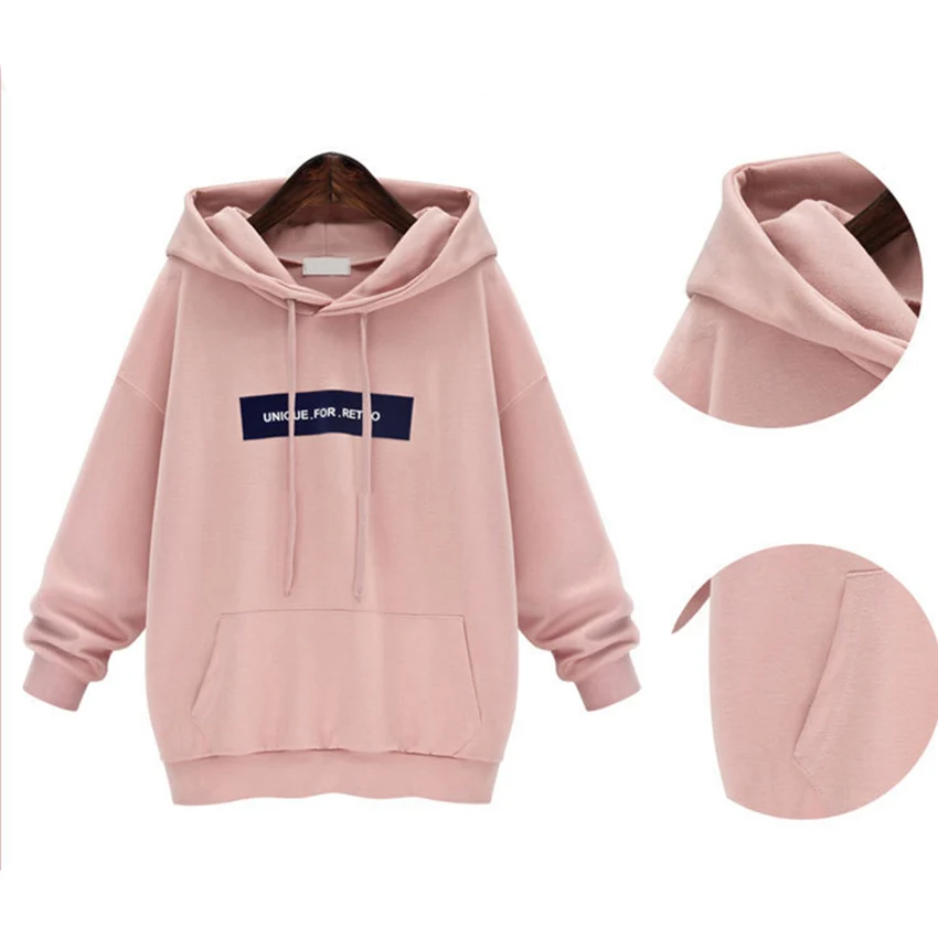 

Frete Gratis Autumn Harajuku Sweatshirt Moletom Pullover Hoodies Korean Tops Pink Women Sudaderas Casual Coat Roupas Streetwear