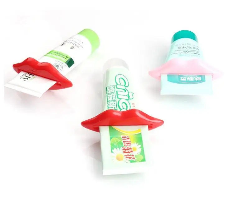 2шт Творческий Корея Многоцелевой экструдер партнер мульти губы выдавливатель для зубной пасты устройство поцелуй зубная паста соковыжималка SN2063