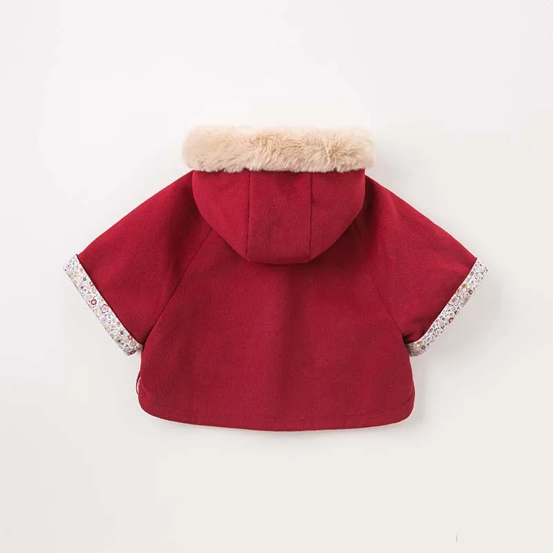 DBM7753 dave bella/осенне-зимнее пальто для маленьких девочек пальто с капюшоном для малышей Детская верхняя одежда высокого качества