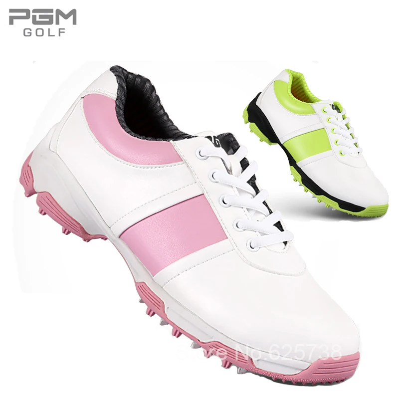 golf ball shoes Women sideshows super fibre leather 3d slot golf ball