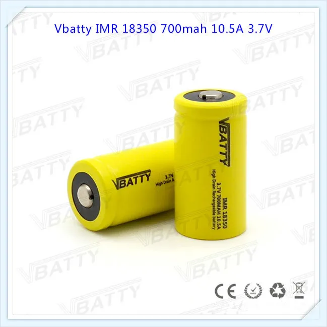 18350 700mah 3.7V 4
