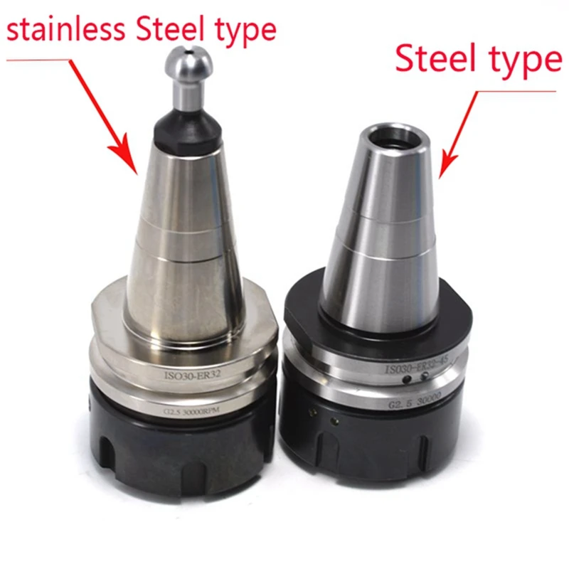 

DGAMDJ ER32 ISO30 45L Balance high speed Collet Chuck G2.5 30000RPM CNC spindle tool Holder with Pull Stud accuracy0.005