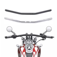 Руль мотоцикла " 25 мм черный хром тянущийся прямой стержень для Honda Kawasaki Yamaha Suzuki Harley Chopper Bobber