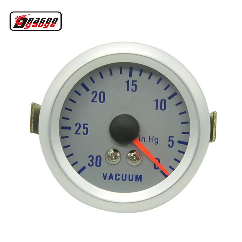 

Dragon gauge 52mm White Shell Phantom Pointer Auto Turbo Boost Vacuum Gauge Boost gauge 0-30 inhg boost meter