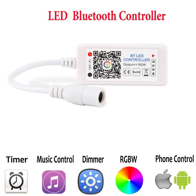 Magic Home контроллер Smart Bluetooth 4,0 Светодиодная лента wifi контроллер для светодиодной ленты RGB RGBW светодиодный шнур работает с Alexa Google Home