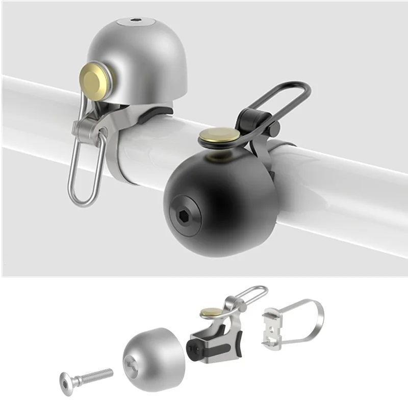Bike Bell Classic Vintage Stainless Steel Bike Ring Extremely Loud Crisp Bike Handlebar Bell Ring
