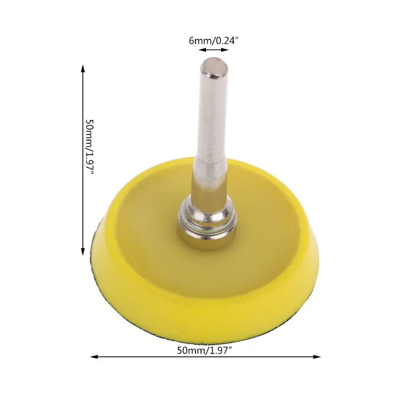 2''50 мм шлифовальный диск шлифовальный полировальный коврик опорная пластина 6 мм хвостовик электрический шлифовальный станок роторный инструмент
