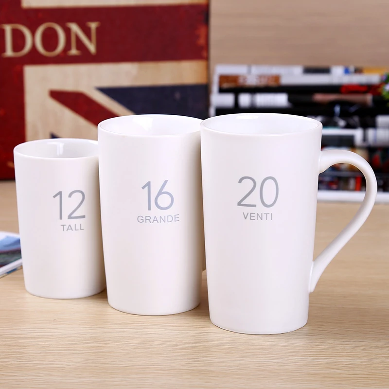 2017 Ceramic Mugs White Conise Handgrip Cups Solid Color Coffee 2017 Ceramic Mugs White Conise Handgrip Cups Solid Color Coffee Brand 280ml Drinkware Middle Size Free Shipping 30019 2 In From Home Garden On
