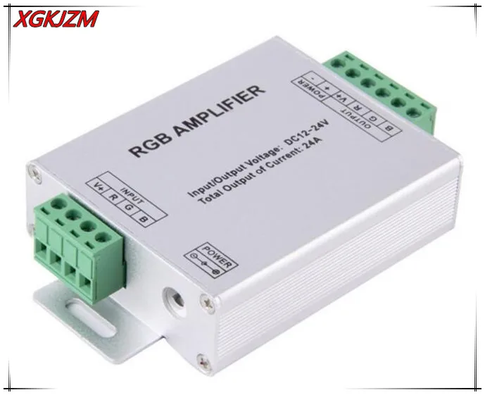 

2017 NEW Top Sale LED RGB Amplifier 24A LED Controller DC12-24V for 5050 3528 RGB LED Strip Light freeshipping