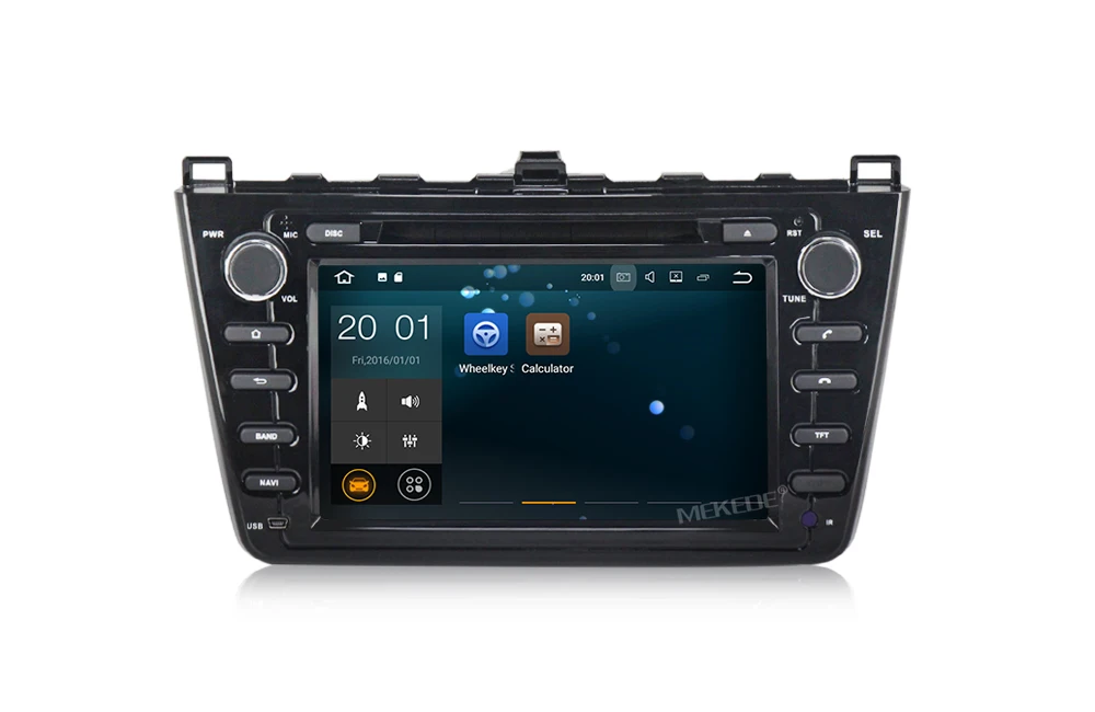 Best PX3 2Din 2G+16G Android 7.1 Car DVD Multimedia Video Player For Mazda 6 /Ruiyi /Ultra GPS Navigation 4 Core Stereo Radio 1080P 14