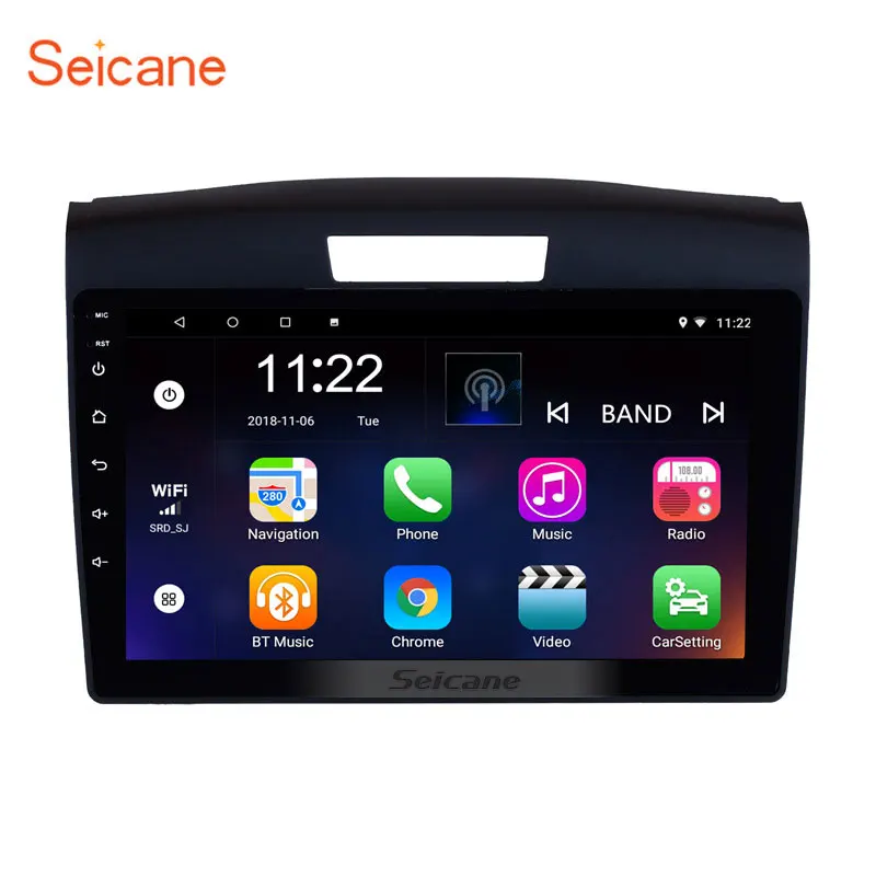 

Seicane 9 Inch Car Radio GPS Navigation System for 2011-2015 Honda CRV With Remote Control Bluetooth Touch Screen autostereo