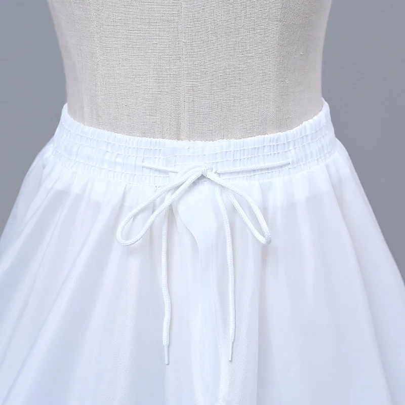 JIERUIZE Бесплатная доставка Высокое качество Белый подъюбник Для Свадебные платья поезд кринолин нижняя 3 слоев