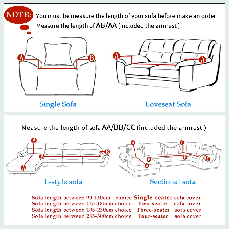 WLIARLEO Универсальный диван крышка большой эластичная крышка для дивана гибкие эластичный Диванный чехол 1/2/3/4 место подлокотник диванных