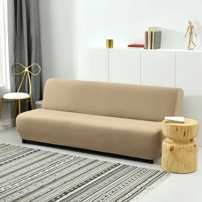 Водонепроницаемый раскладной диван-кровать все включено Универсальный без рукавов чехол для дивана - Цвет: khaki luo