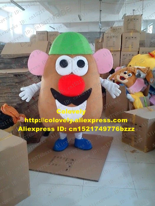 Hobart marzo educar Disfraz de Mascota de Mr.Potato Murphy Spuds Patata Batata, sombrero verde  con orejas rosas grandes, n. ° 447, envío gratis|potato ears|costume mascot  adultmascotte costume - AliExpress