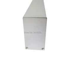 20X1 м наборы/лот экструдированный алюминиевый профиль для Светодиодный светильник и супер глубокое покрытие светодиодный алюминиевый корпус для офисного потолка