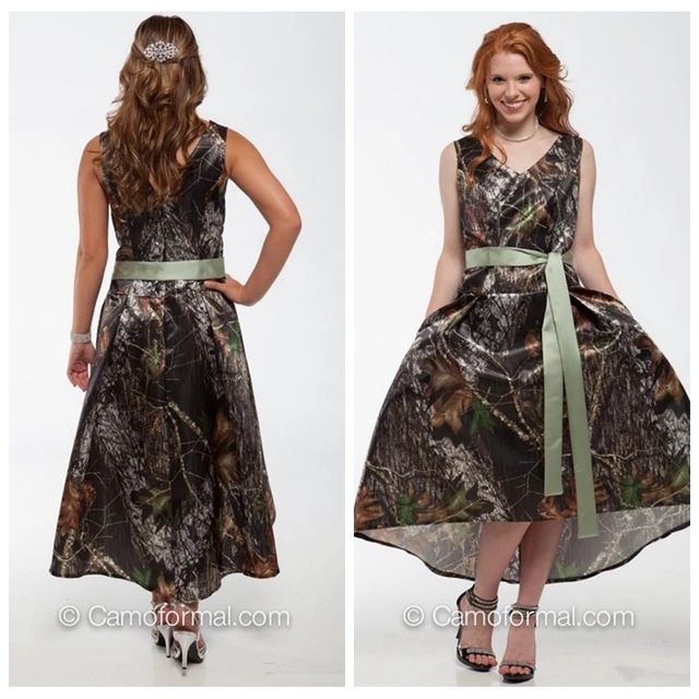 camo bridesmaid dresses cheap