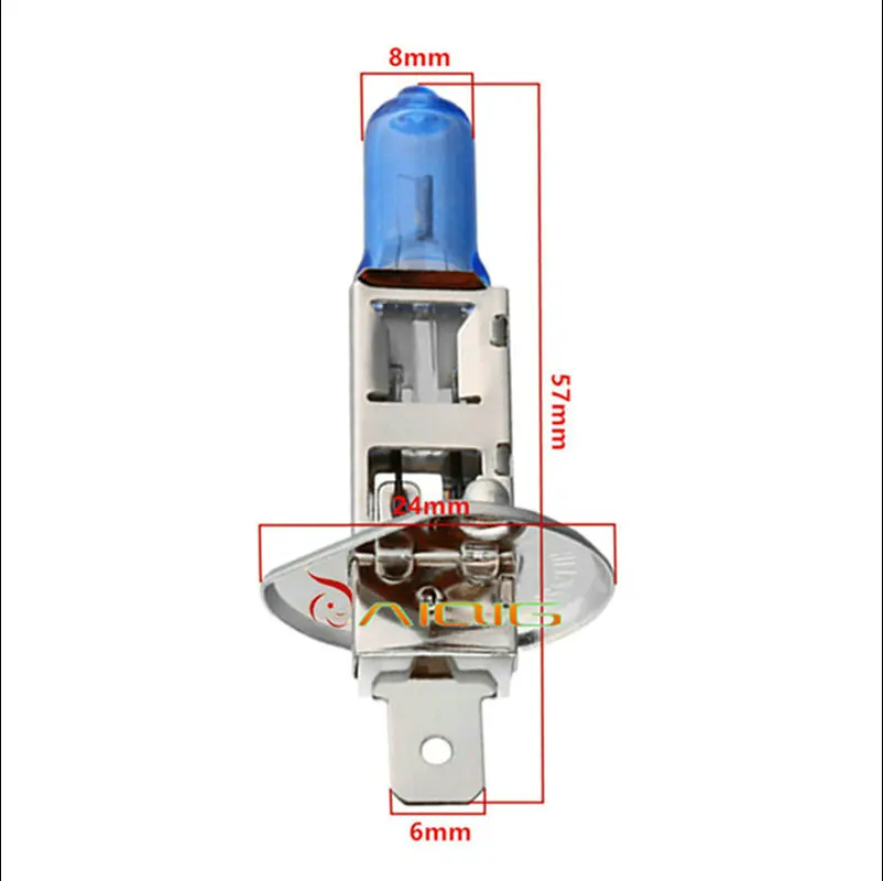 H1 55W 12V Halogen Bulb Car Headlight Lamp 10pcs